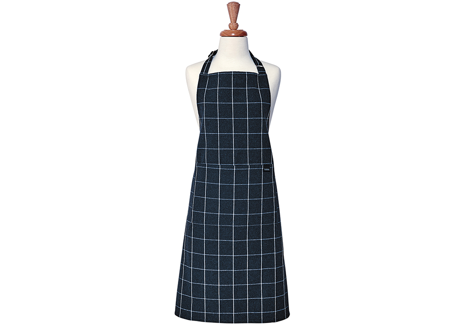 Schürze | Eco check | Marineblau