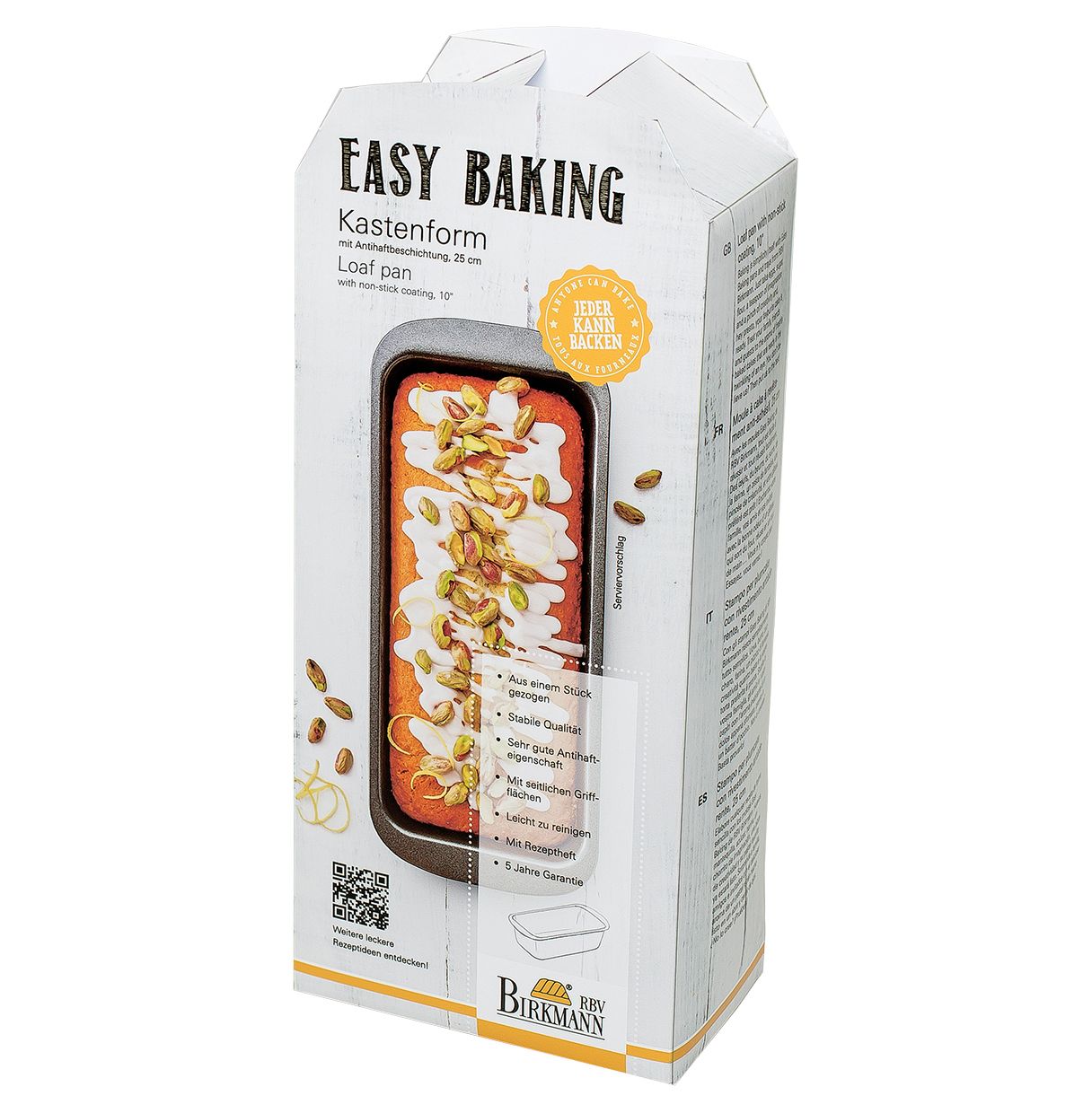 Kastenkuchenform 25cm Easy Baking