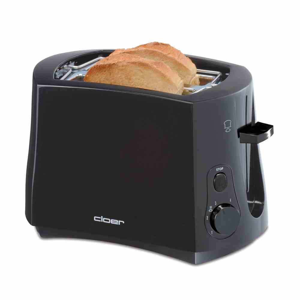 2-Scheiben Toaster 3310 Cloer schwarz