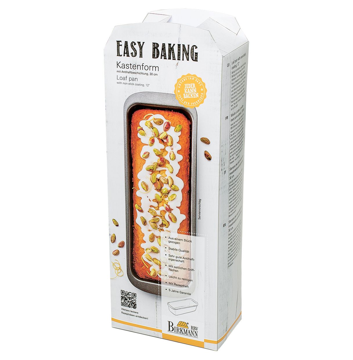 Kastenkuchenform 30cm "Easy Baking"