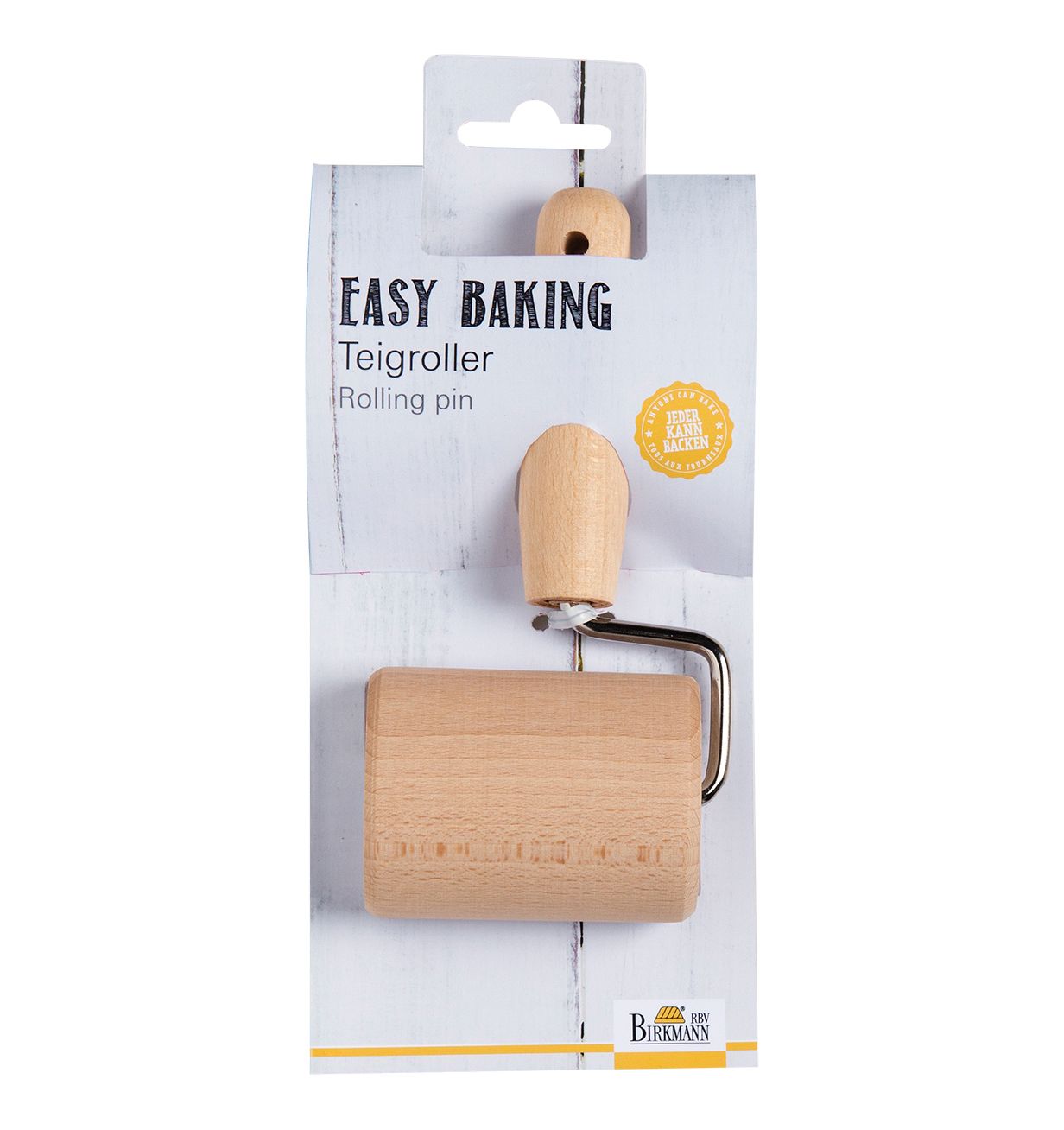 Teigroller gerade EASY BAKING Buchenholz