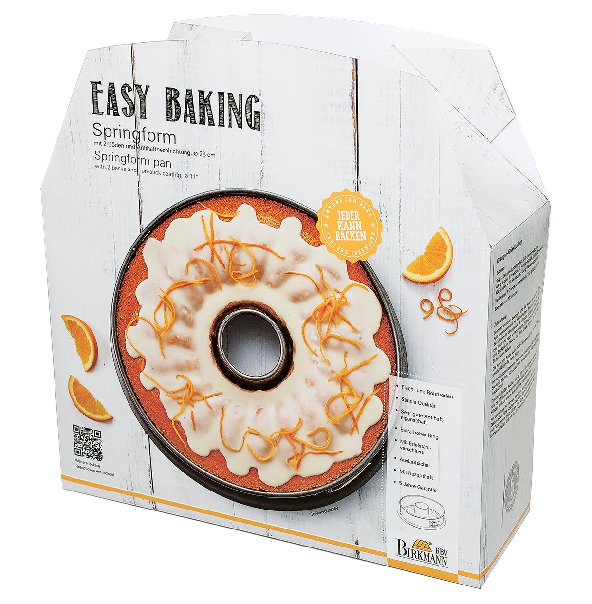 Springform "Easy Baking" 28cm 2Böden
