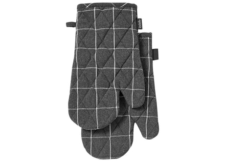 Handschuhe | 2-er Pack | Eco check | Anthrazit