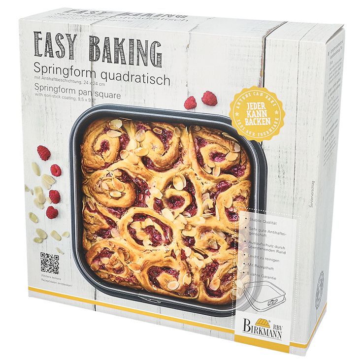 Springform quadratisch D24 Easy Baking